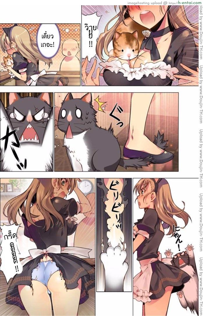 แมวคาเฟ่รุมทิ้งสาว - แผ่น 4
