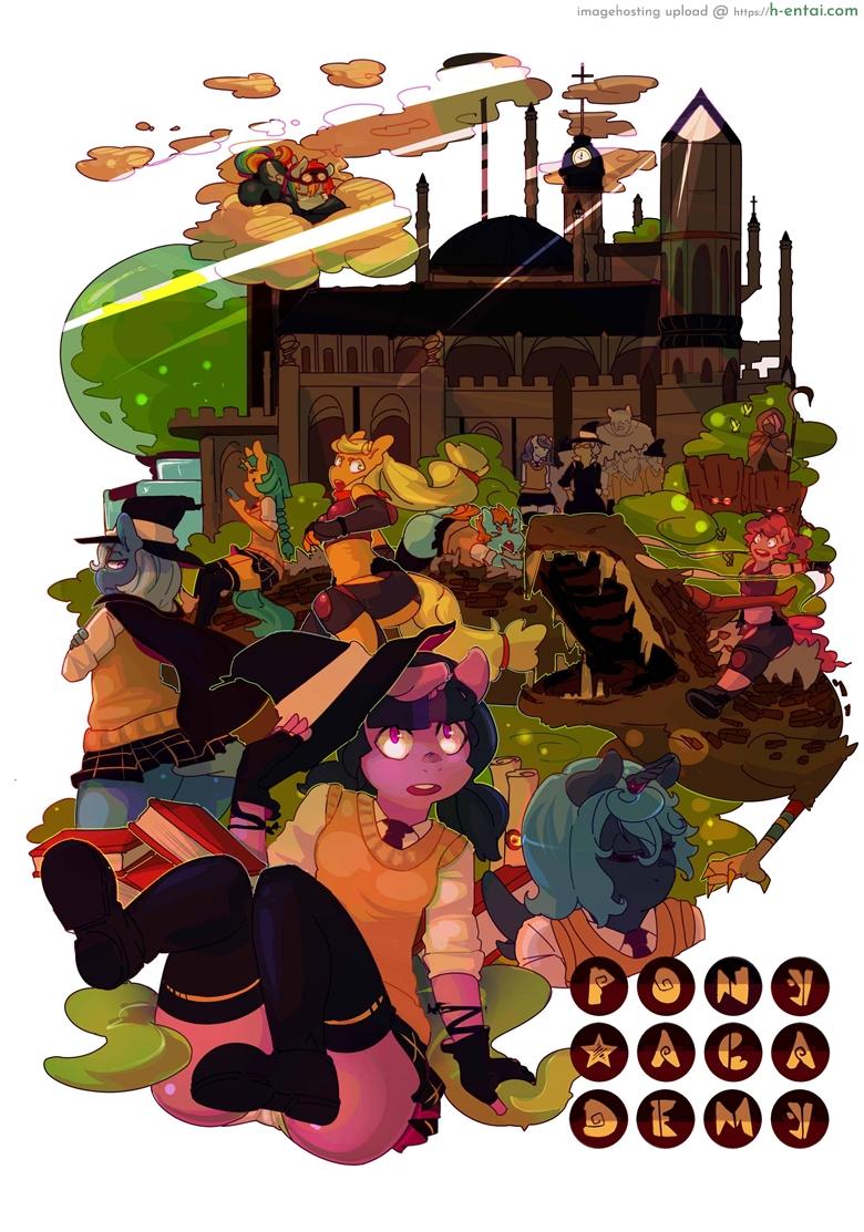 โดจิน วิทยาลัยม้าน้อย - เรียนวันแรก [Lumo] Pony Academy, Chapter 1: First Class Day แปลไทย 1