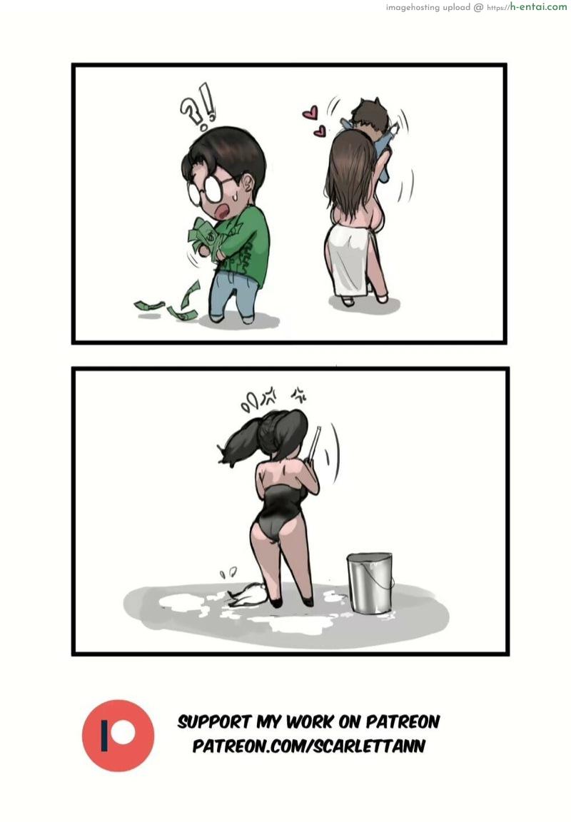 ภรรยาอกตูมของผมกลายเป็นพี่เลี้ยงสาวน้อยไปซะแล้ว - แผ่น 21