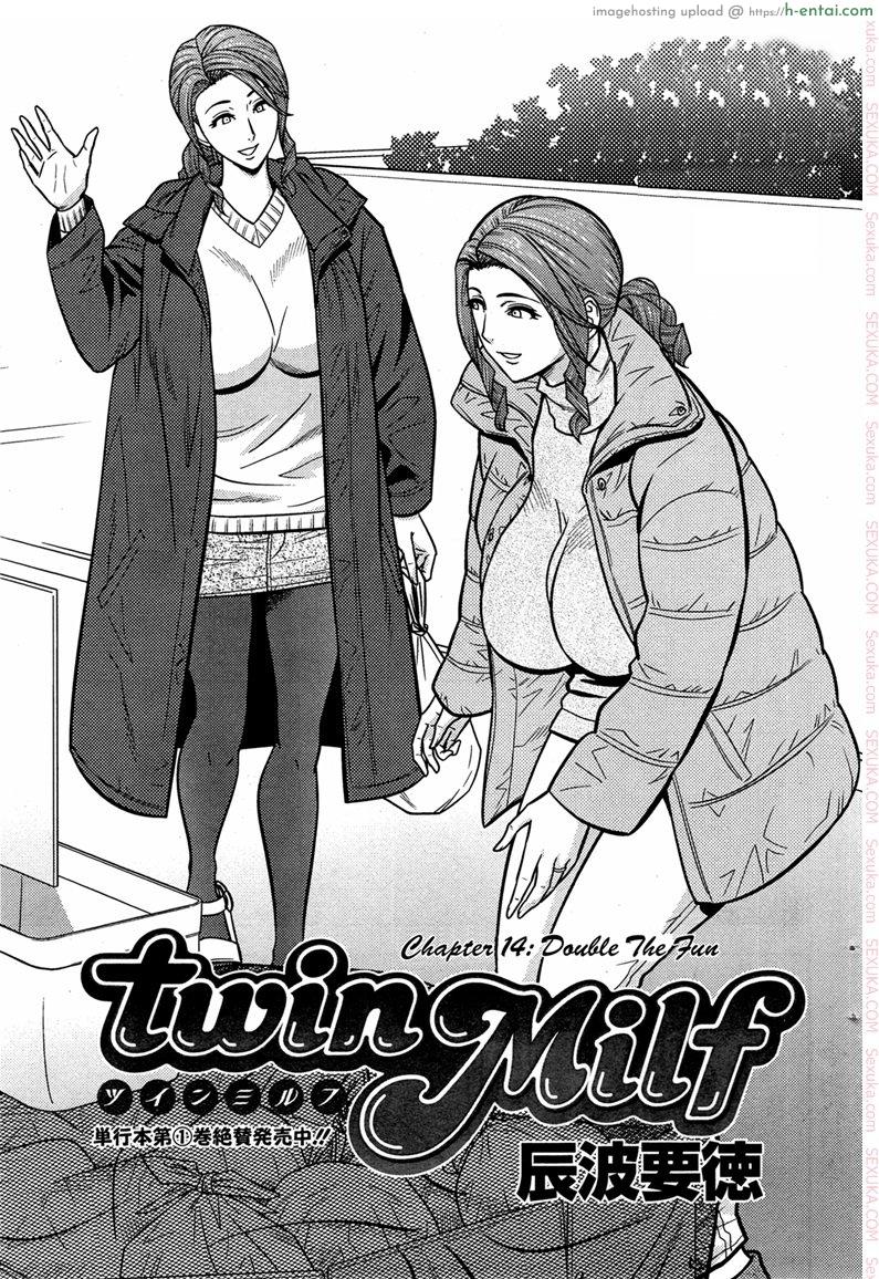 โดจิน แซนวิสคู่แม่บ้านสาว 14 - สนุกเสียวสองต่อ [tatsunami youtoku] Twin Milf + Bangai Hen Ch.14 - Double The Fun แปลไทย 1