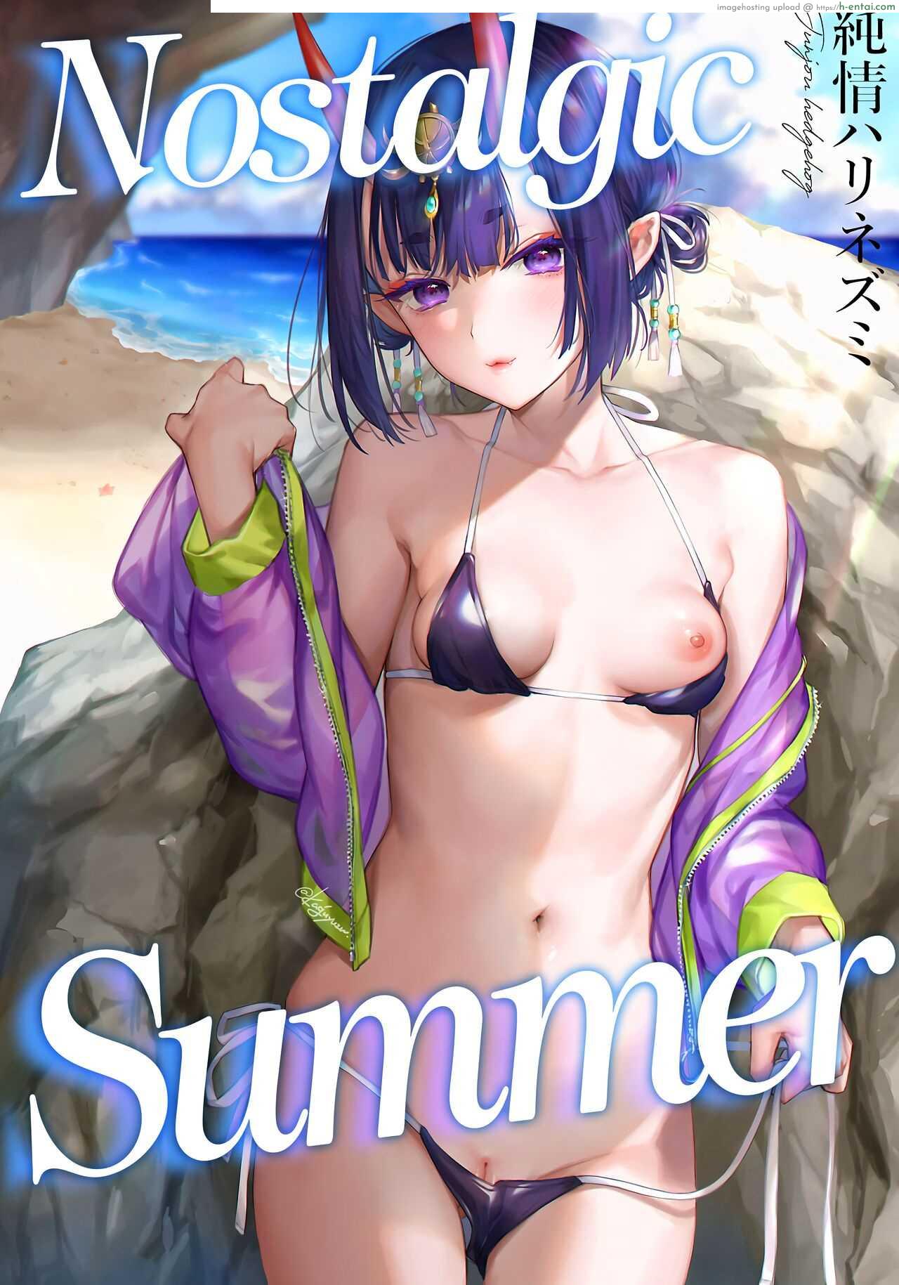 โดจิน ชุดวายน้ำของเธอมันทำให้ควยผมแข็งแล้ว (C100) [Junjou Harinezumi (Kaguyuzu)] Nostalgic Summer (Fate Grand Order) แปลไทย 1