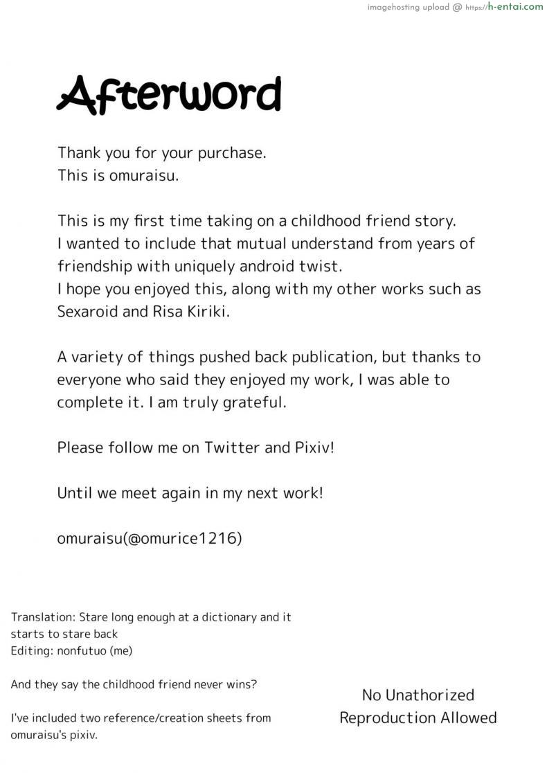 โดจิน เรียนจะจบแล้วยังไม่ได้ลองเย็ดกับใครเลย [Green Solenoid (Omurice)] The Manga about being Lovey-Dovey with your Android Childhood Friend แปลไทย 39