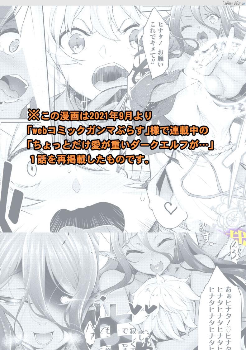 โดจิน เอลฟ์ดำสายรุก ต่างโลกบุกถึงตัว เสียวจนหนีไม่พ้น! 3 [In The Sky (Nakano Sora)] A slightly pushy dark elf chased me from another world แปลไทย 30