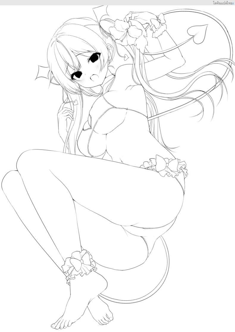 โดจิน สาวน้อยจอมยั่ว เปิดเกมรุกเสียวไม่มีพัก! 2 [Yamo7 (Ayuma Sayu)] Koakuma-chan no Kougeki! แปลไทย 32